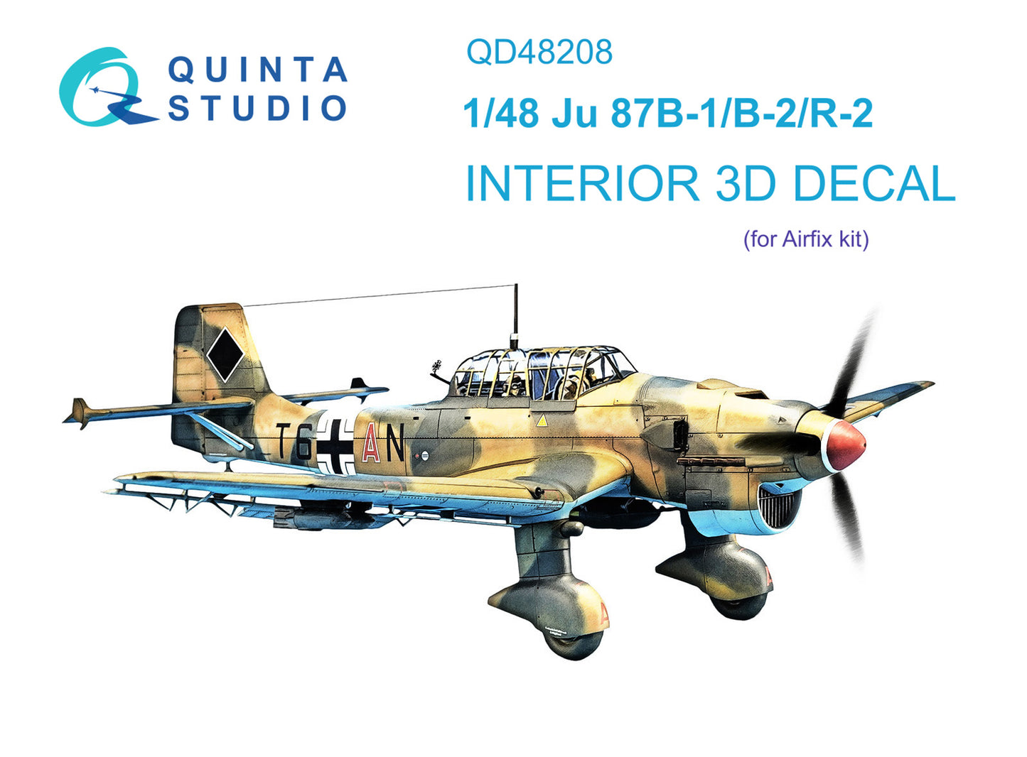 Quinta Studio QD48208 1:48 Ju-87B-1/2/R-2 Stuka 3D Interior Decal