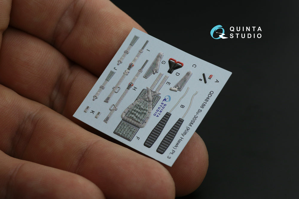 Quinta Studio QD48212 1:48 Su-30MKK 3D Interior Decal