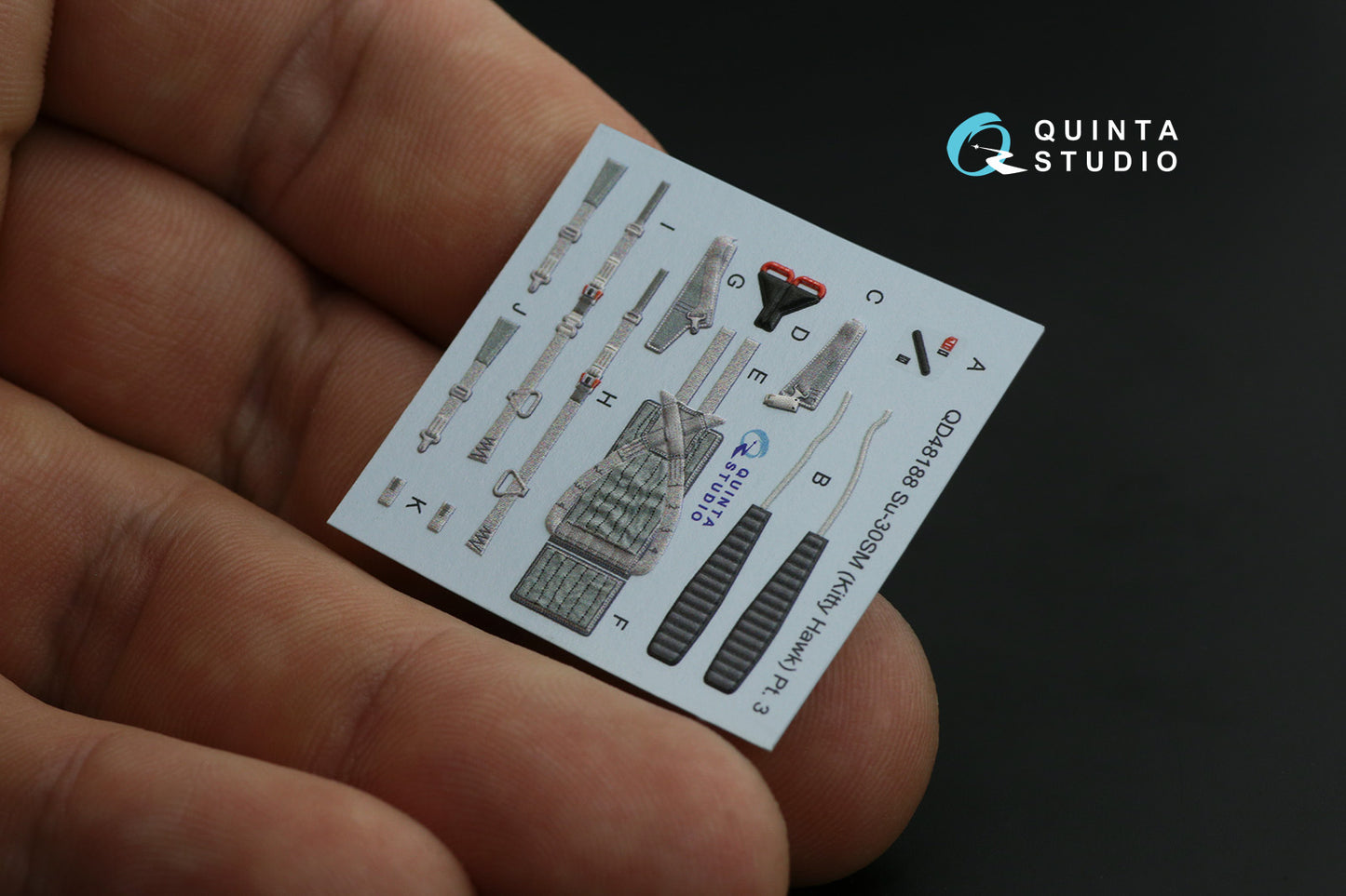 Quinta Studio QD48212 1:48 Su-30MKK 3D Interior Decal