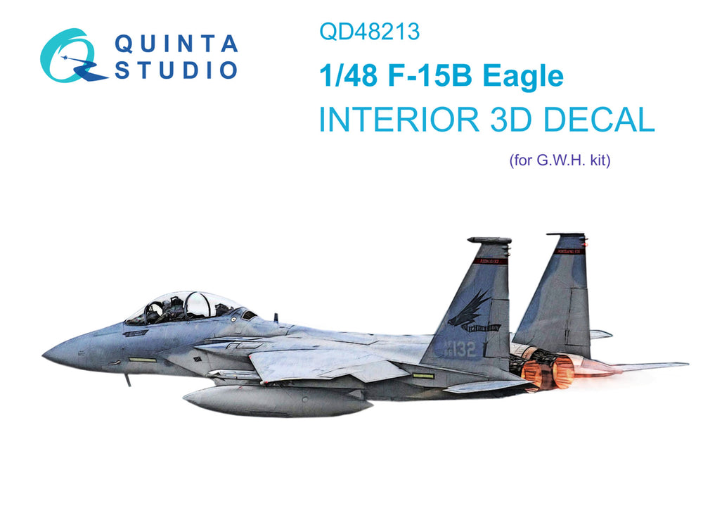 Quinta Studio QD48213 1:48 F-15B Eagle 3D Interior Decal