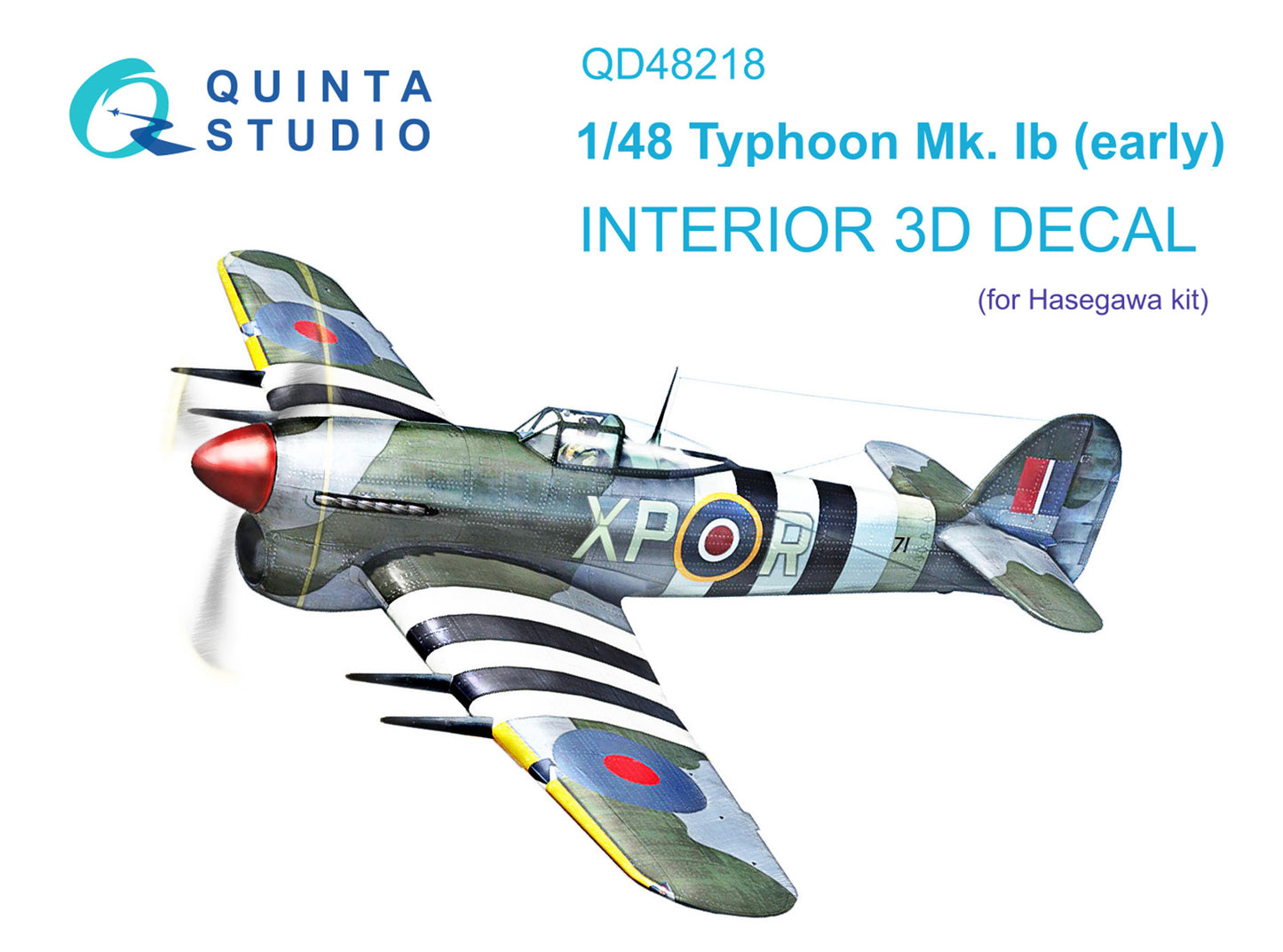 Quinta Studio QD48218 1:48 Hawker Typhoon Mk.Ib Early 3D Interior