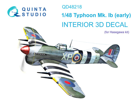 Quinta Studio QD48218 1:48 Hawker Typhoon Mk.Ib Early 3D Interior
