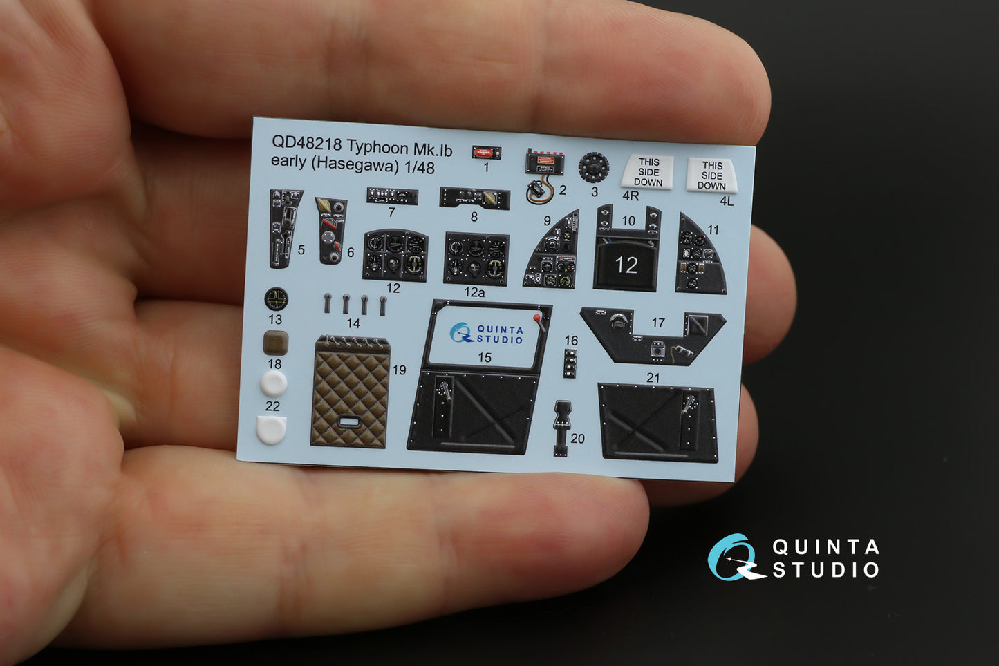 Quinta Studio QD48218 1:48 Hawker Typhoon Mk.Ib Early 3D Interior