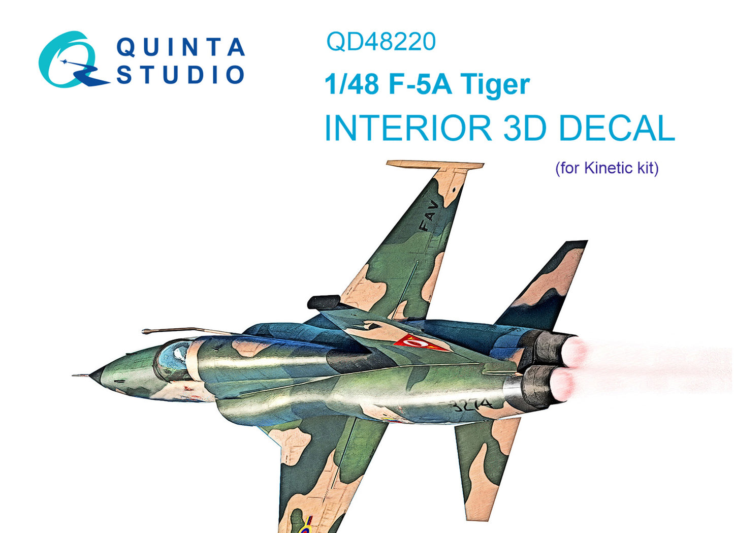 Quinta Studio QD48220 1:48 F-5A Tiger 3D Interior Decal