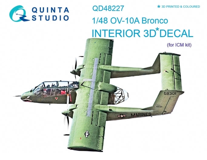 Quinta Studio QD48227 1:48 OV-10A Bronco 3D Interior Decal