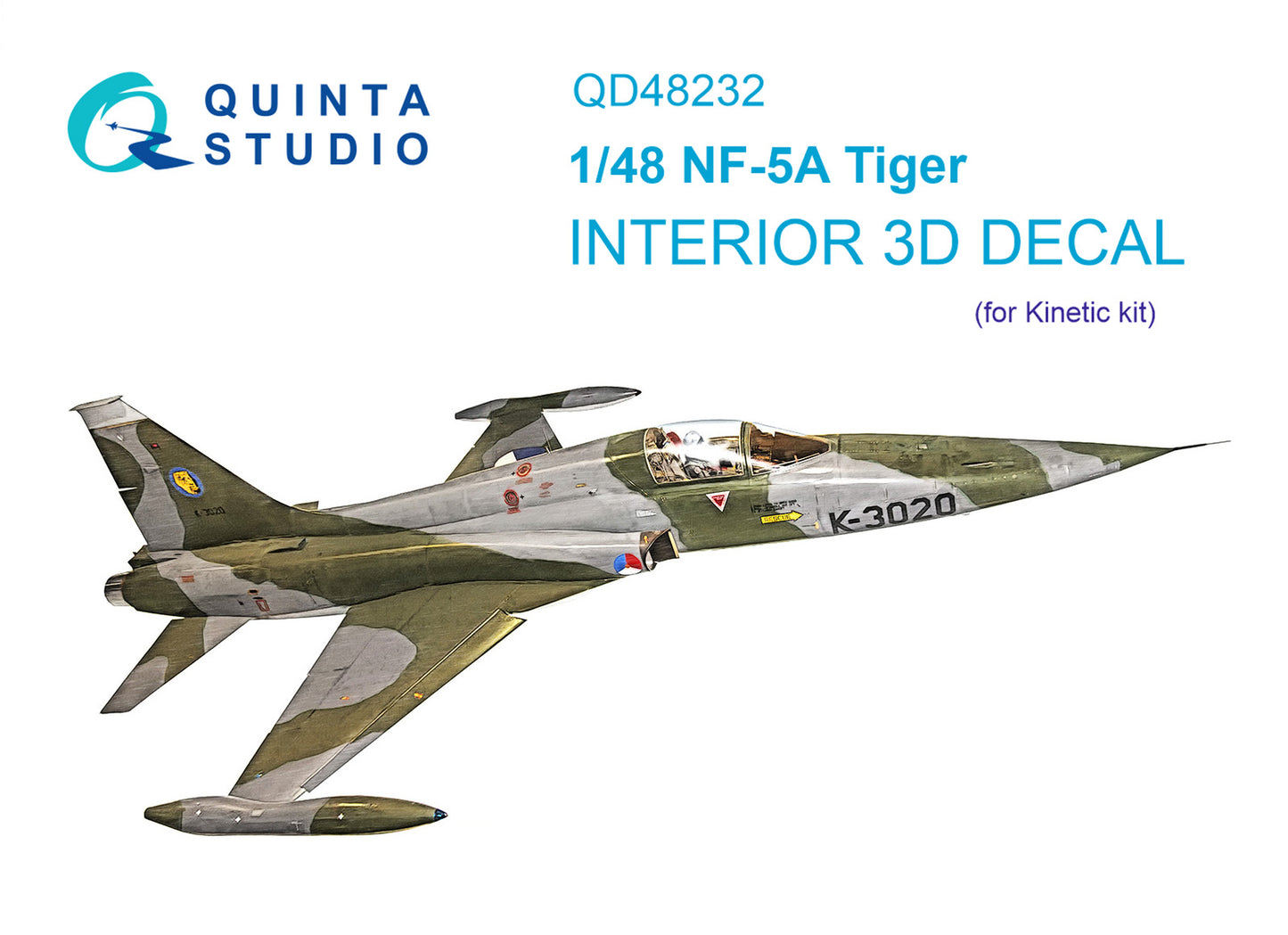 Quinta Studio QD48232 1:48 Northrop NF-5A 3D-Printed Interior Decals