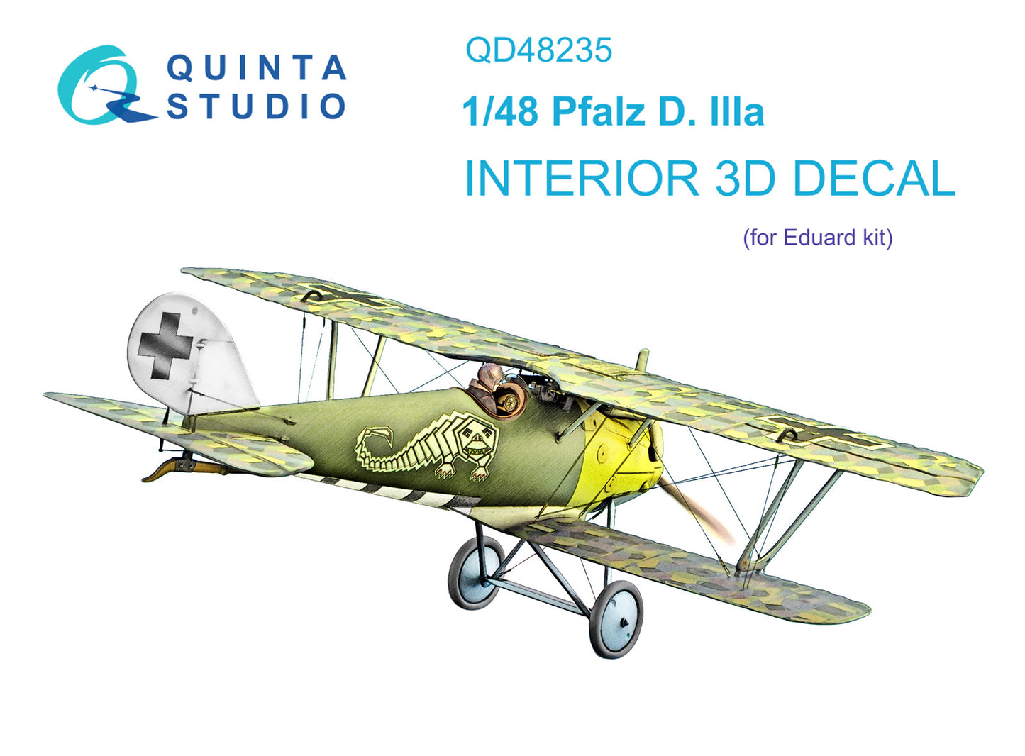 Quinta Studio QD48235 1:48 Pfalz D.IIIa 3D-Printed Interior Decals