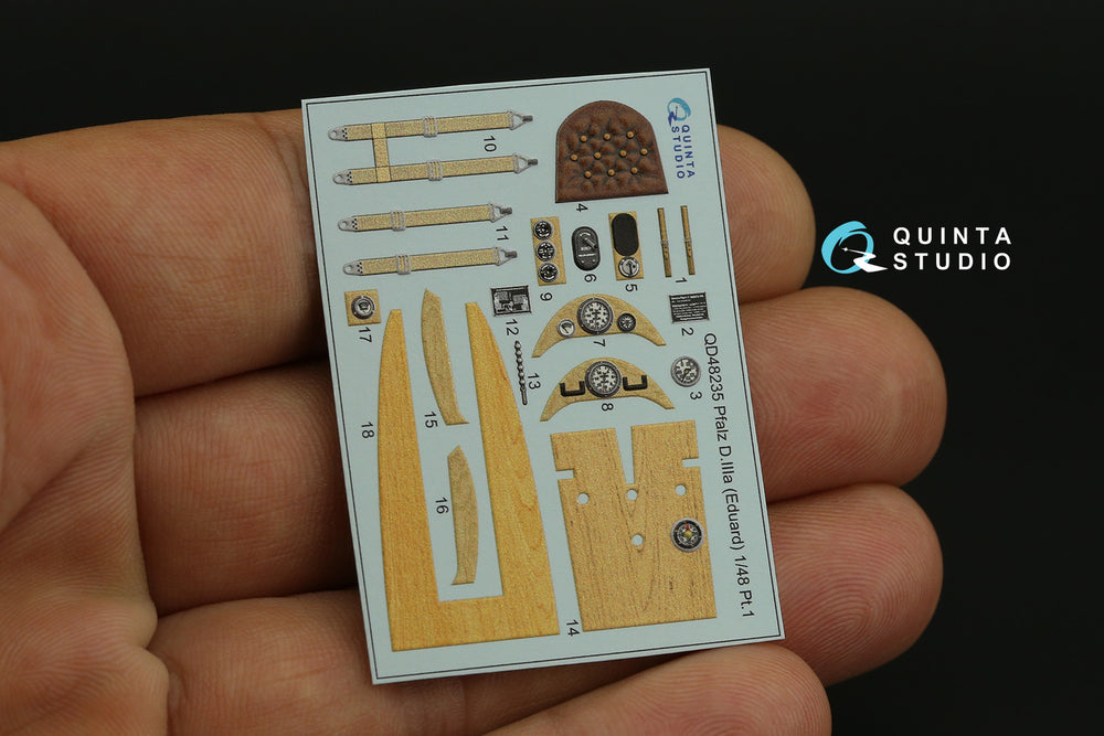Quinta Studio QD48235 1:48 Pfalz D.IIIa 3D-Printed Interior Decals