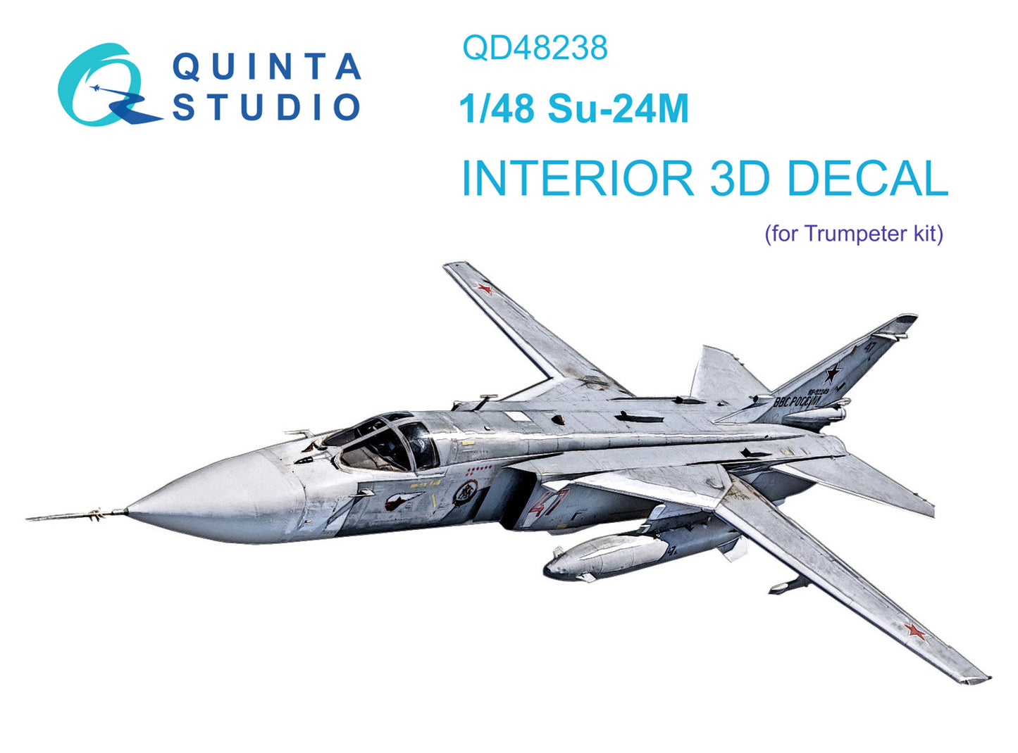 Quinta Studio QD48238 1:48 Sukhoi Su-24M 3D-Printed Interior Decals