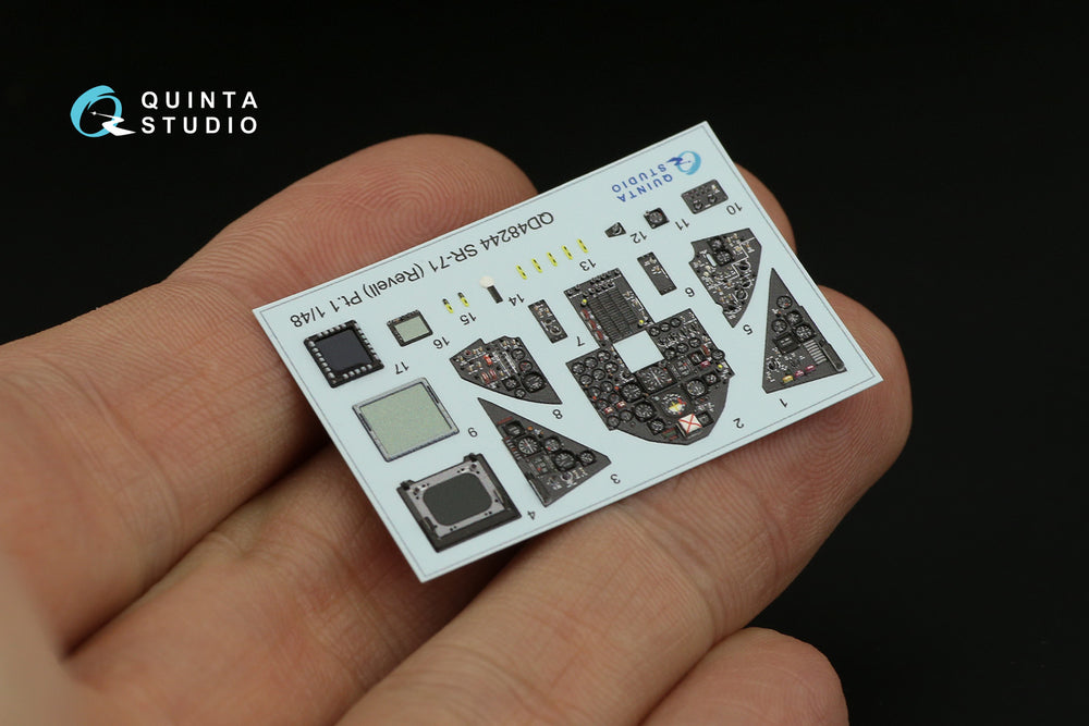 Quinta Studio QD48244 1:48 SR-71A Blackbird 3D Interior Decal