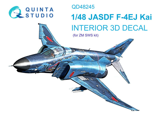 Quinta Studio QD48245 1:48 F-4EJ Phantom Kai 3D Interior Decal