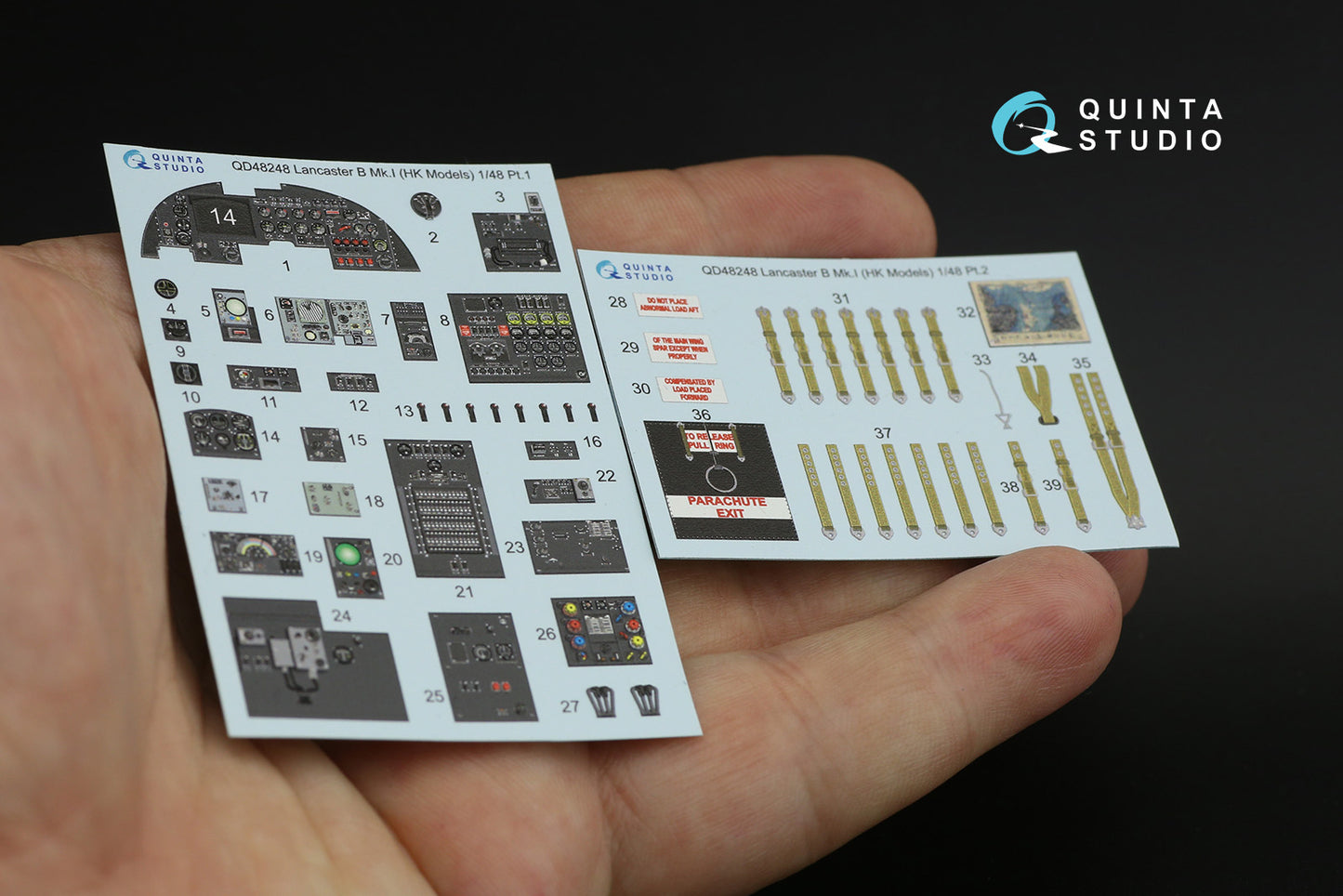 Quinta Studio QD48248 1:48 Lancaster B Mk.I 3D Interior Decal
