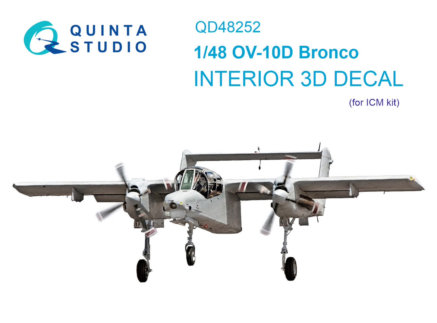 Quinta Studio QD48252 1:48 OV-10D+ Bronco 3D Interior Decal