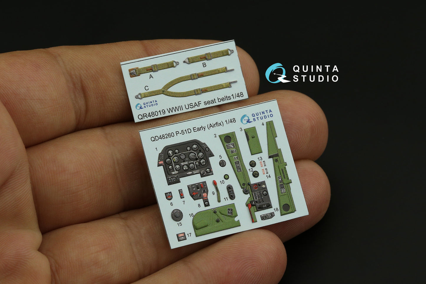 Quinta Studio QD48260 1:48 P-51D Mustang Early 3D Interior Decal