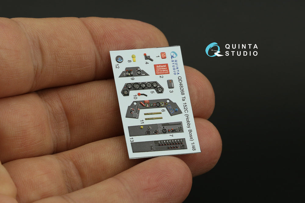 Quinta Studio QD48268 1:48 Ta-152C 3D Interior Decal