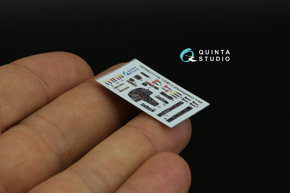 Quinta Studio QD48271 1:48 Hs-129B-2 3D Interior Decal