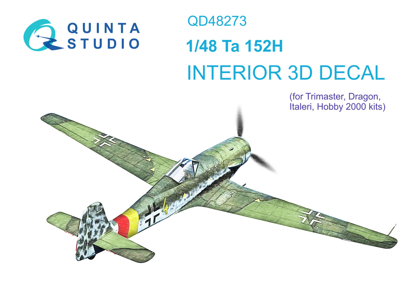 Quinta Studio QD48273 1:48 Ta-152H-1 3D Interior Decal