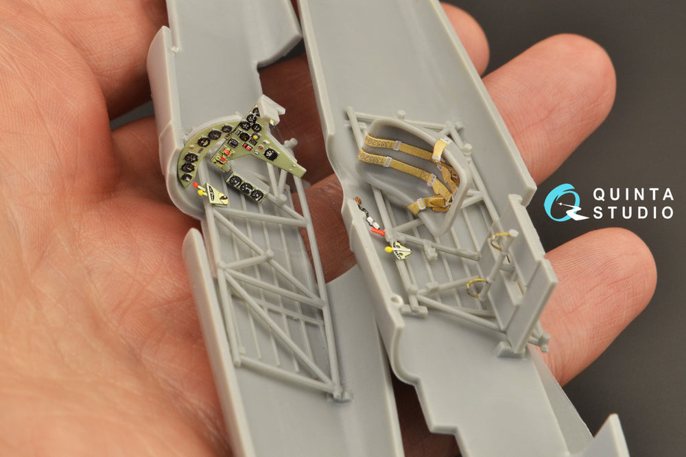 Quinta Studio QD48274 1:48 Heinkel He-51B 3D-Printed Interior Decals