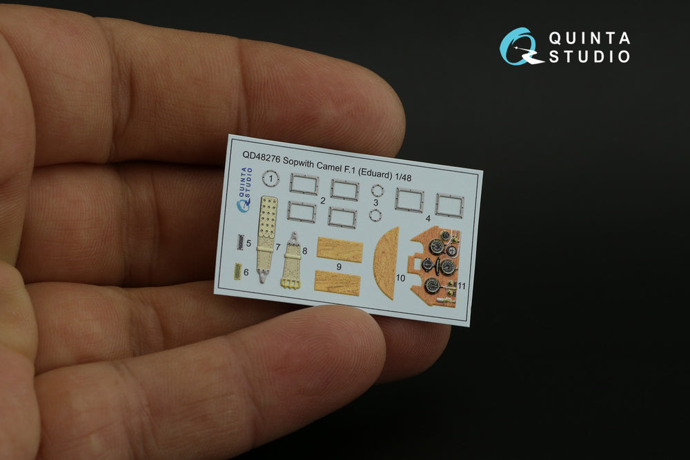 Quinta Studio QD48276 1:48 Sopwith Camel F.1 3D Interior Decal
