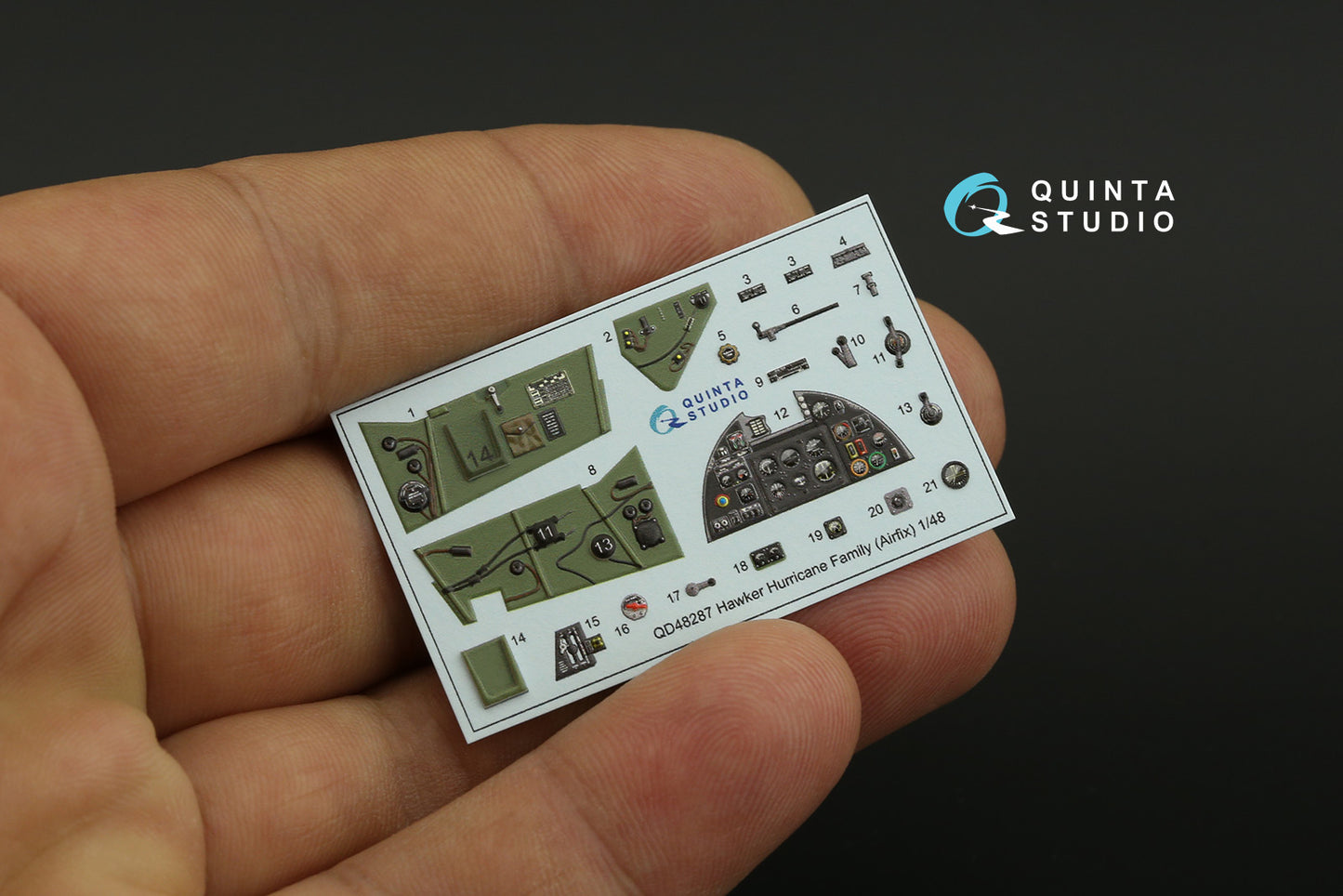 Quinta Studio QD48287 1:48 Hurricane Mk.I/Ib 3D Interior Decal