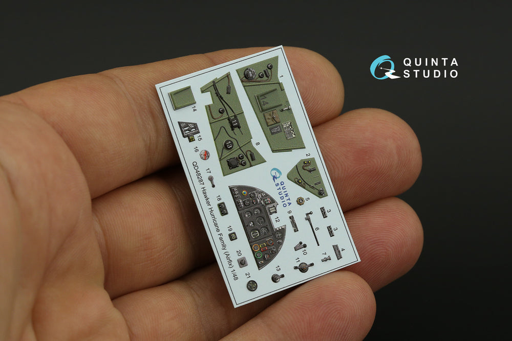 Quinta Studio QD48287 1:48 Hurricane Mk.I/Ib 3D Interior Decal