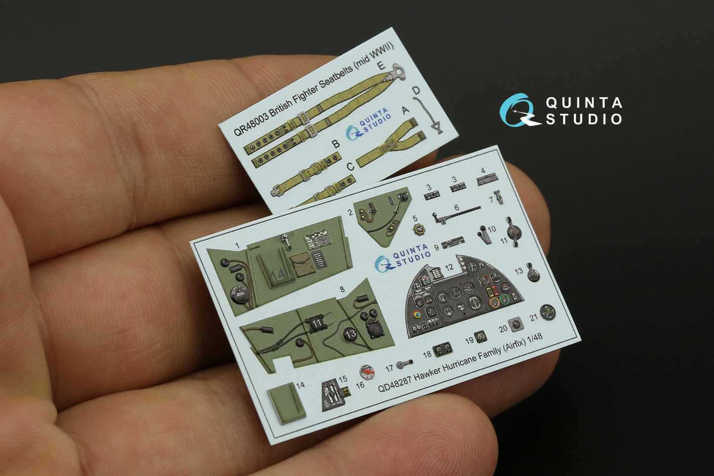 Quinta Studio QD48287 1:48 Hurricane Mk.I/Ib 3D Interior Decal