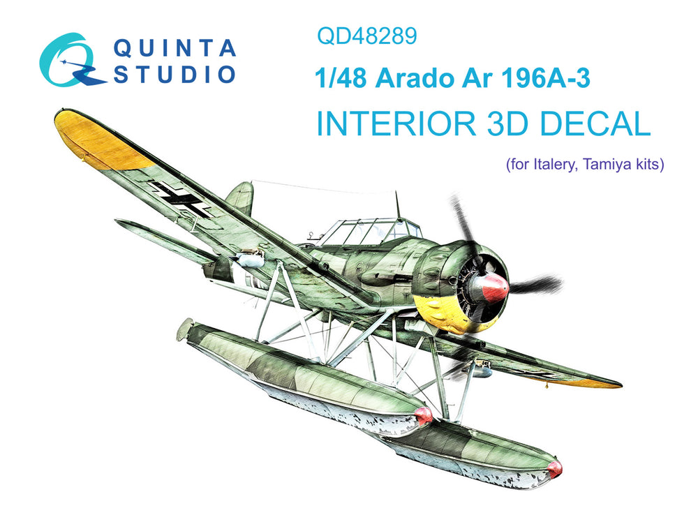 Quinta Studio QD48289 1:48 Arado Ar-196A-3