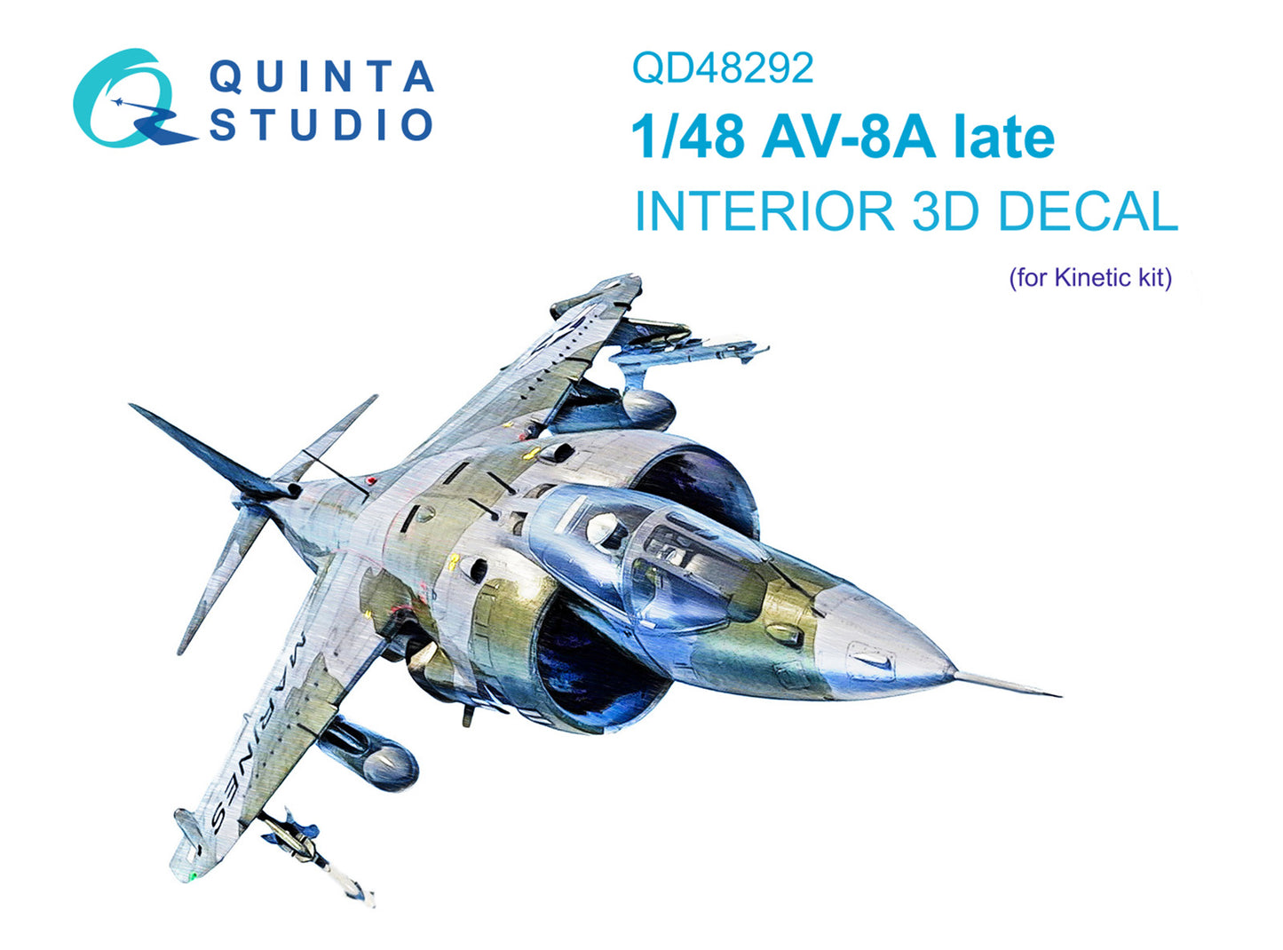 Quinta Studio QD48292 1:48 AV-8A Late Harrier 3D Interior Decal