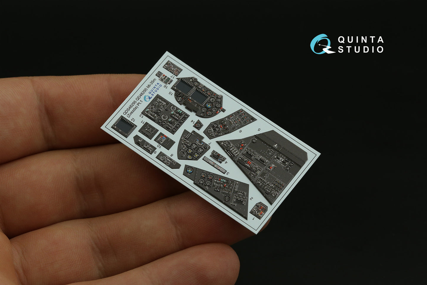 Quinta Studio QD48295 1:48 Mil Mi-35M 3D-Printed Interior Decals