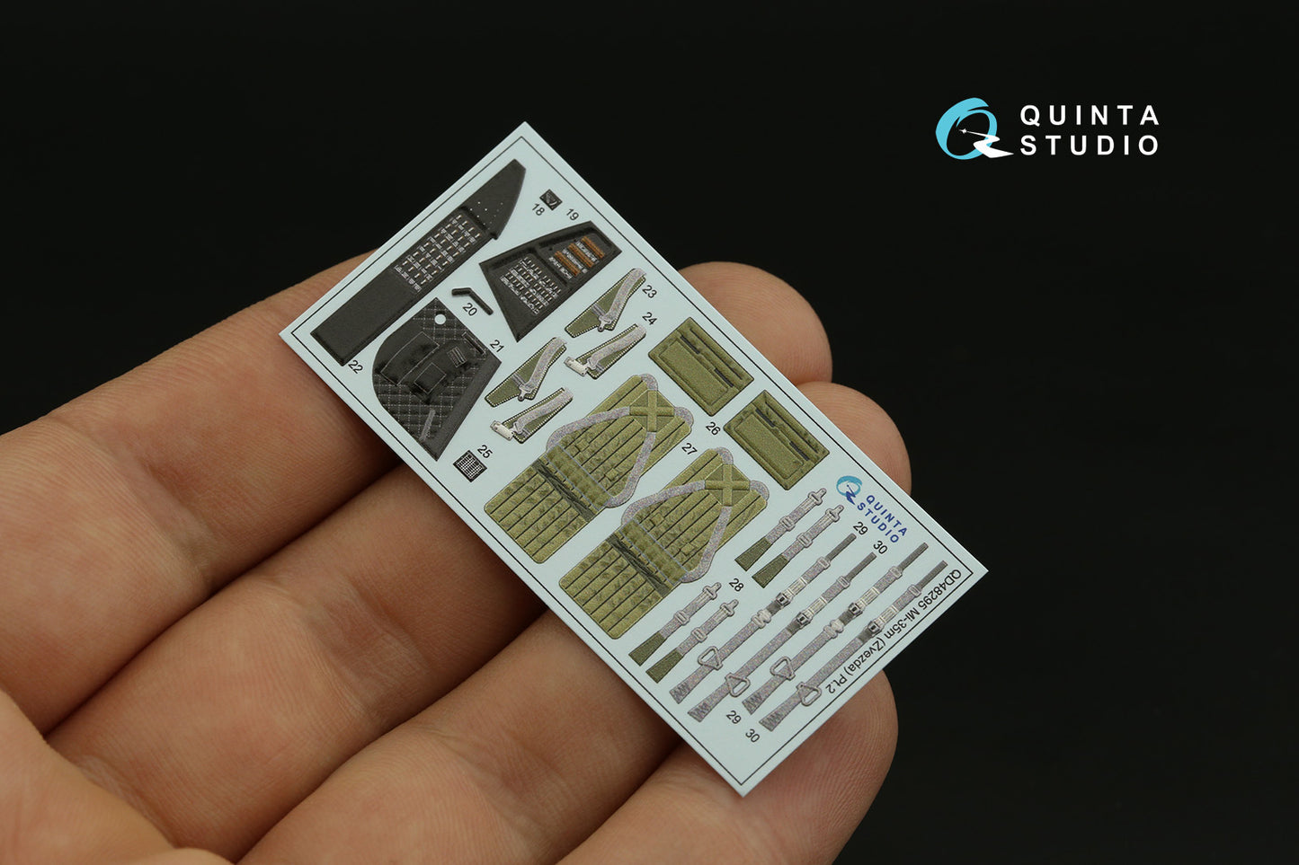 Quinta Studio QD48295 1:48 Mil Mi-35M 3D-Printed Interior Decals