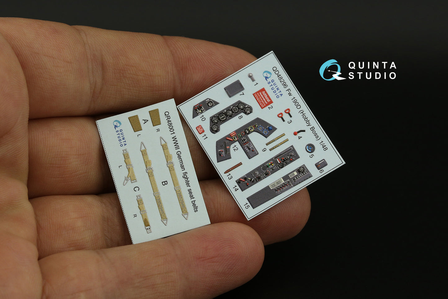 Quinta Studio QD48296 1:48 Fw-190D-9 3D Interior Decal
