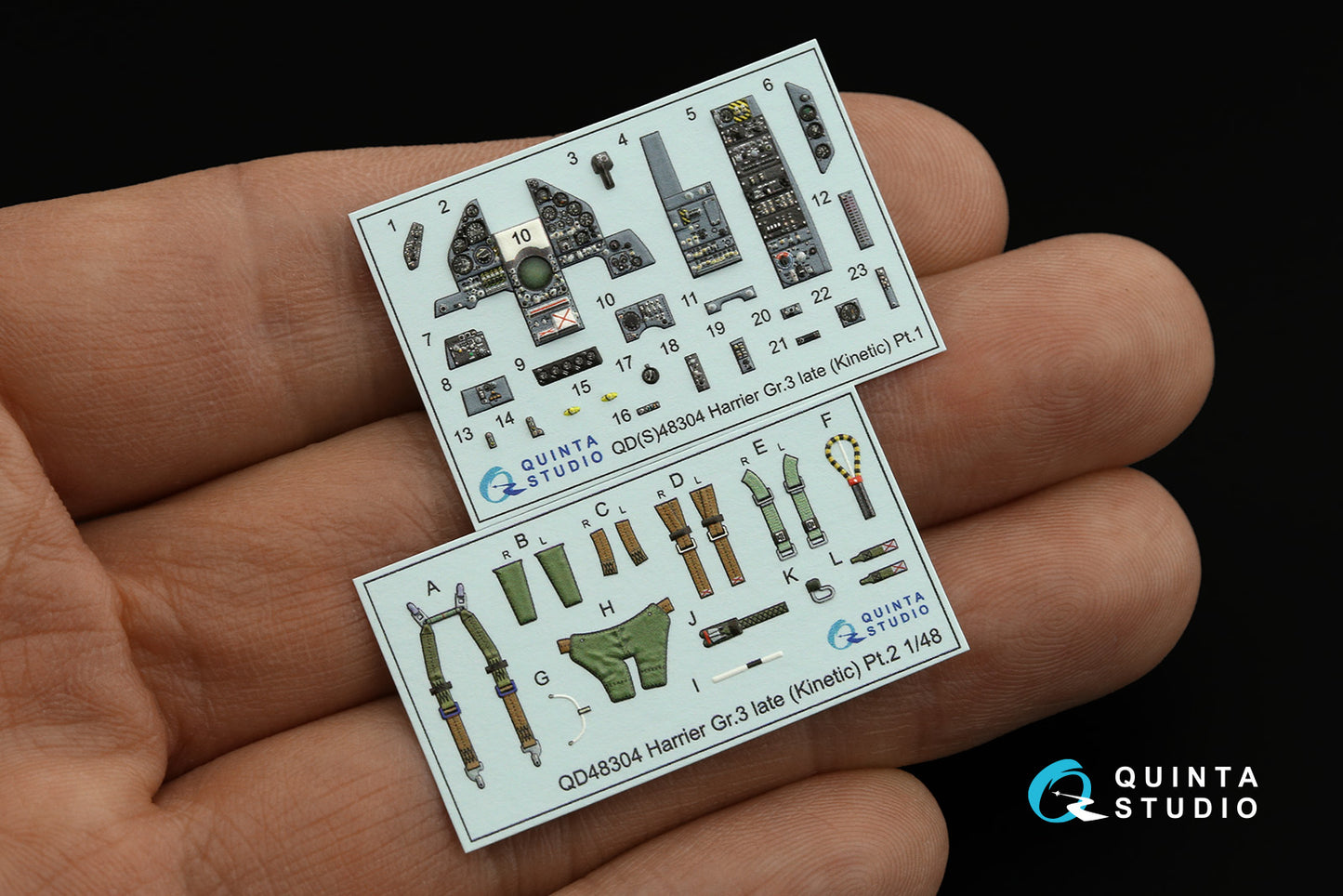 Quinta Studio QD48304 1:48 Harrier Gr.3 Late 3D Interior Decal