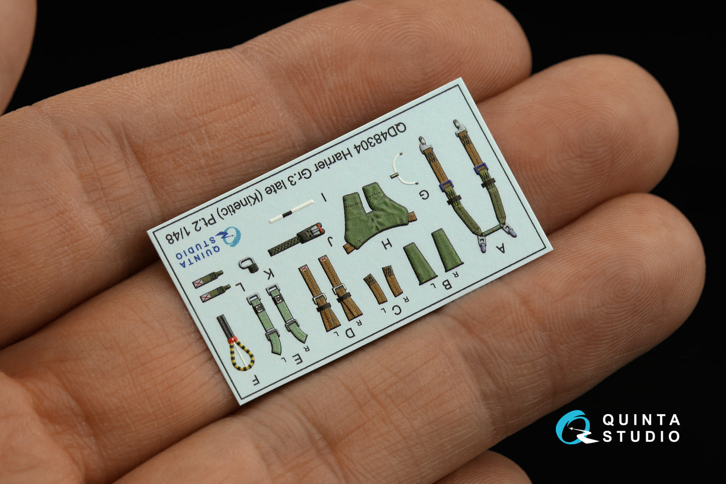 Quinta Studio QD48304 1:48 Harrier Gr.3 Late 3D Interior Decal