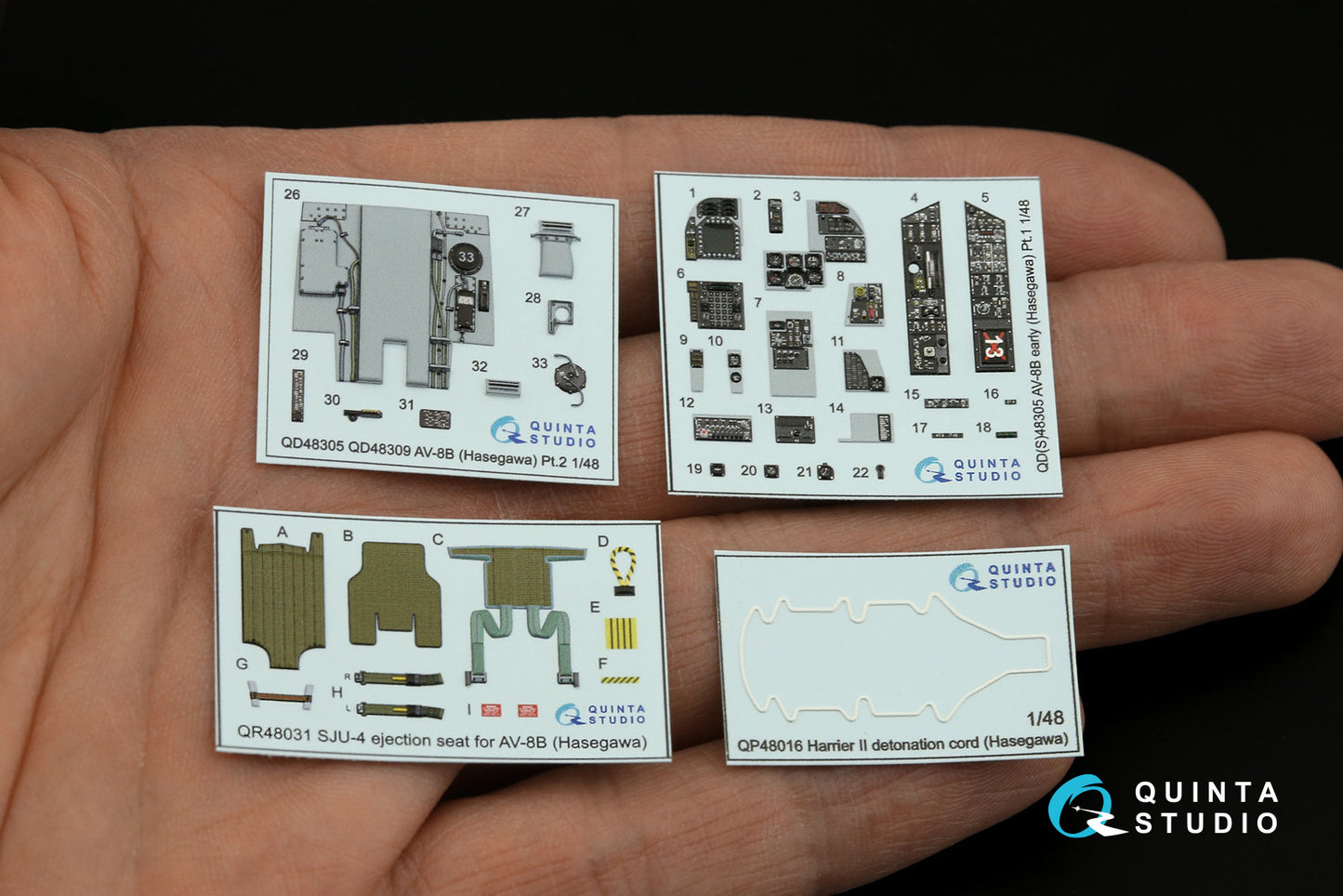 Quinta Studio QD48305 1:48 AV-8B Early Harrier 3D Interior Decal
