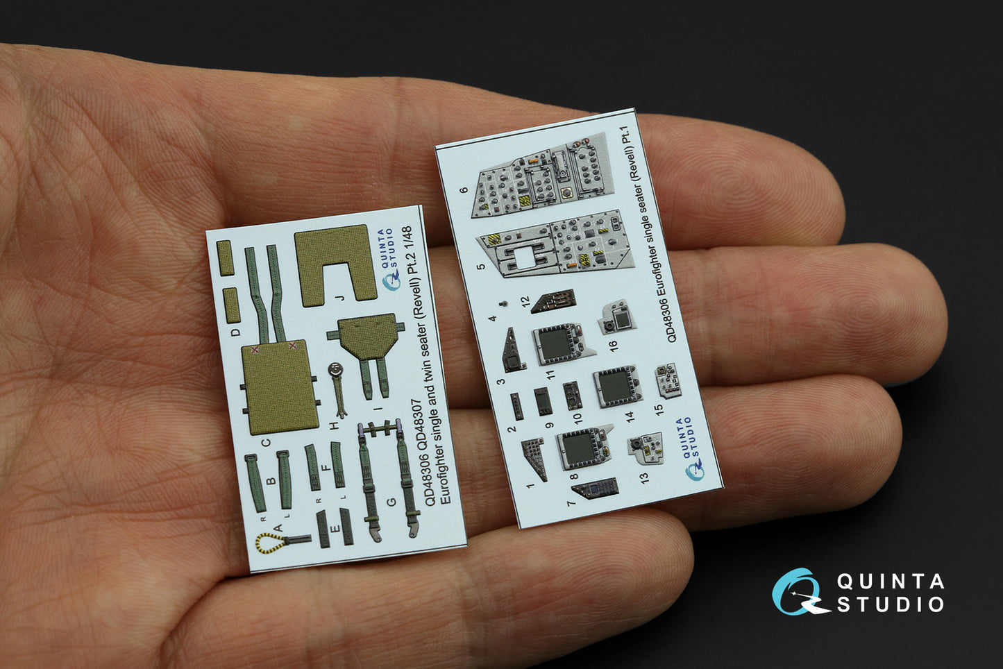 Quinta Studio QD48306 1:48 EF-2000A Typhoon 3D Interior Decal
