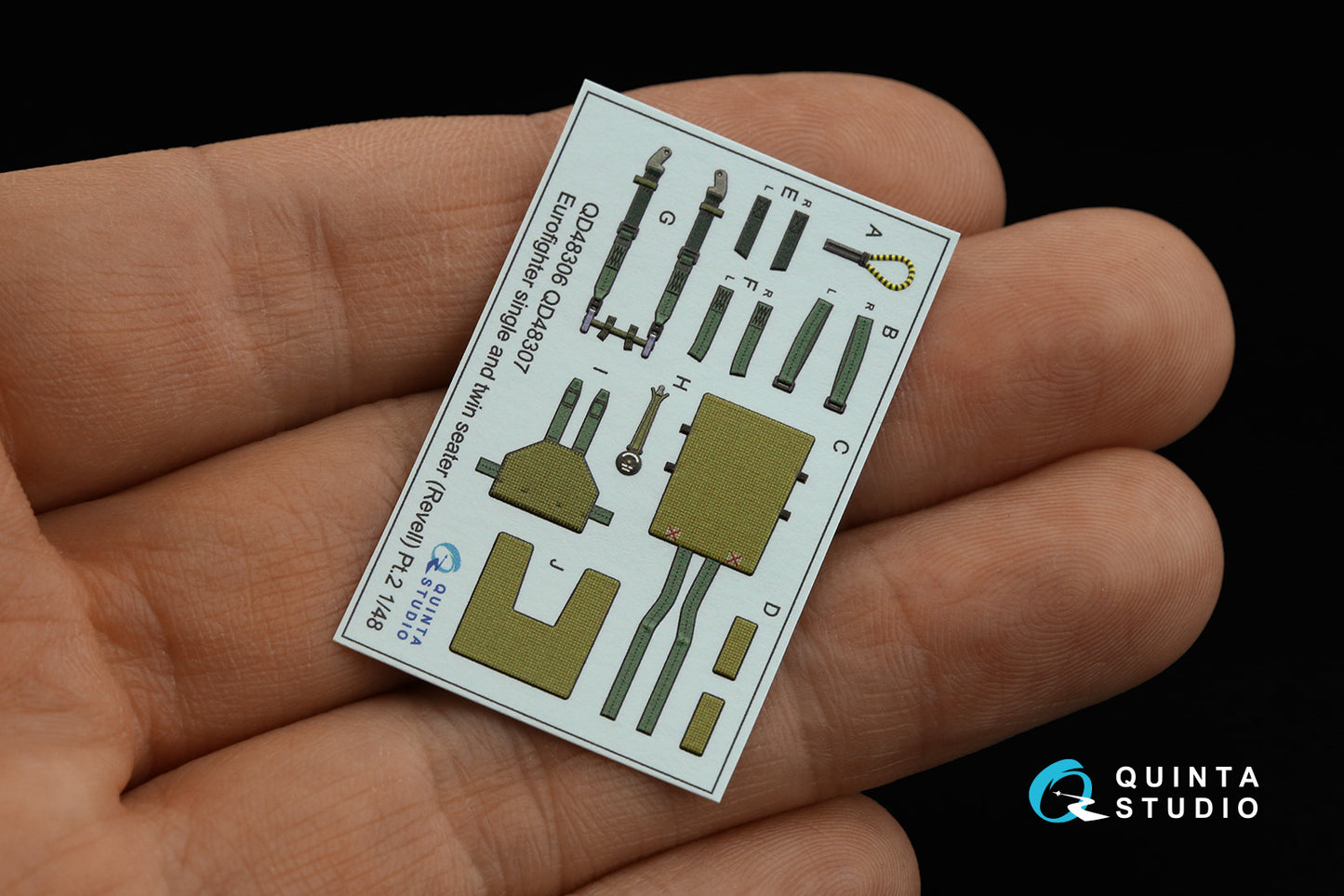 Quinta Studio QD48306 1:48 EF-2000A Typhoon 3D Interior Decal