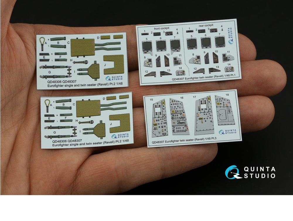 Quinta Studio QD48307 1:48 EF-2000B Typhoon 3D Interior Decal