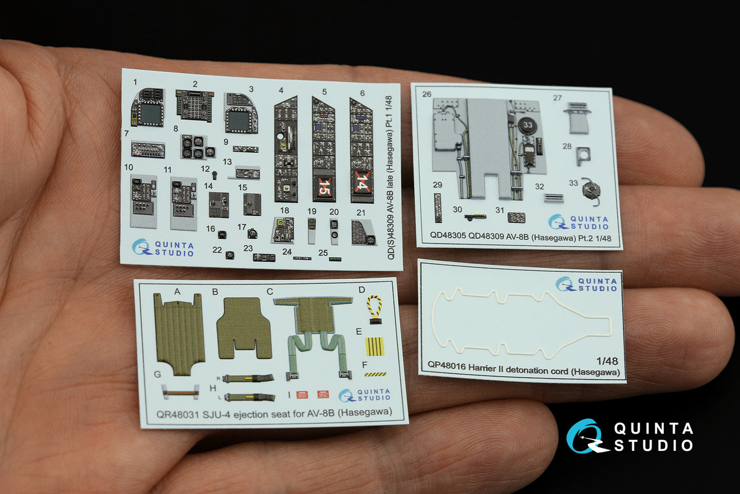Quinta Studio QD48309 1:48 AV-8B Late Harrier 3D Interior Decal