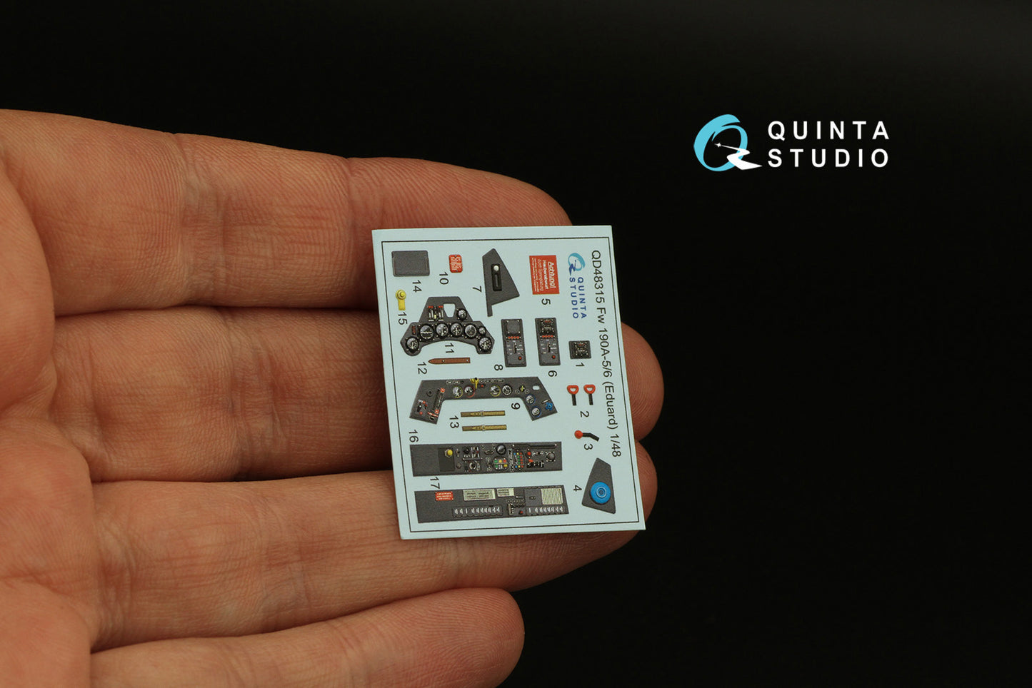 Quinta Studio QD48315 1:48 Fw-190A-5/6 3D Interior Decal