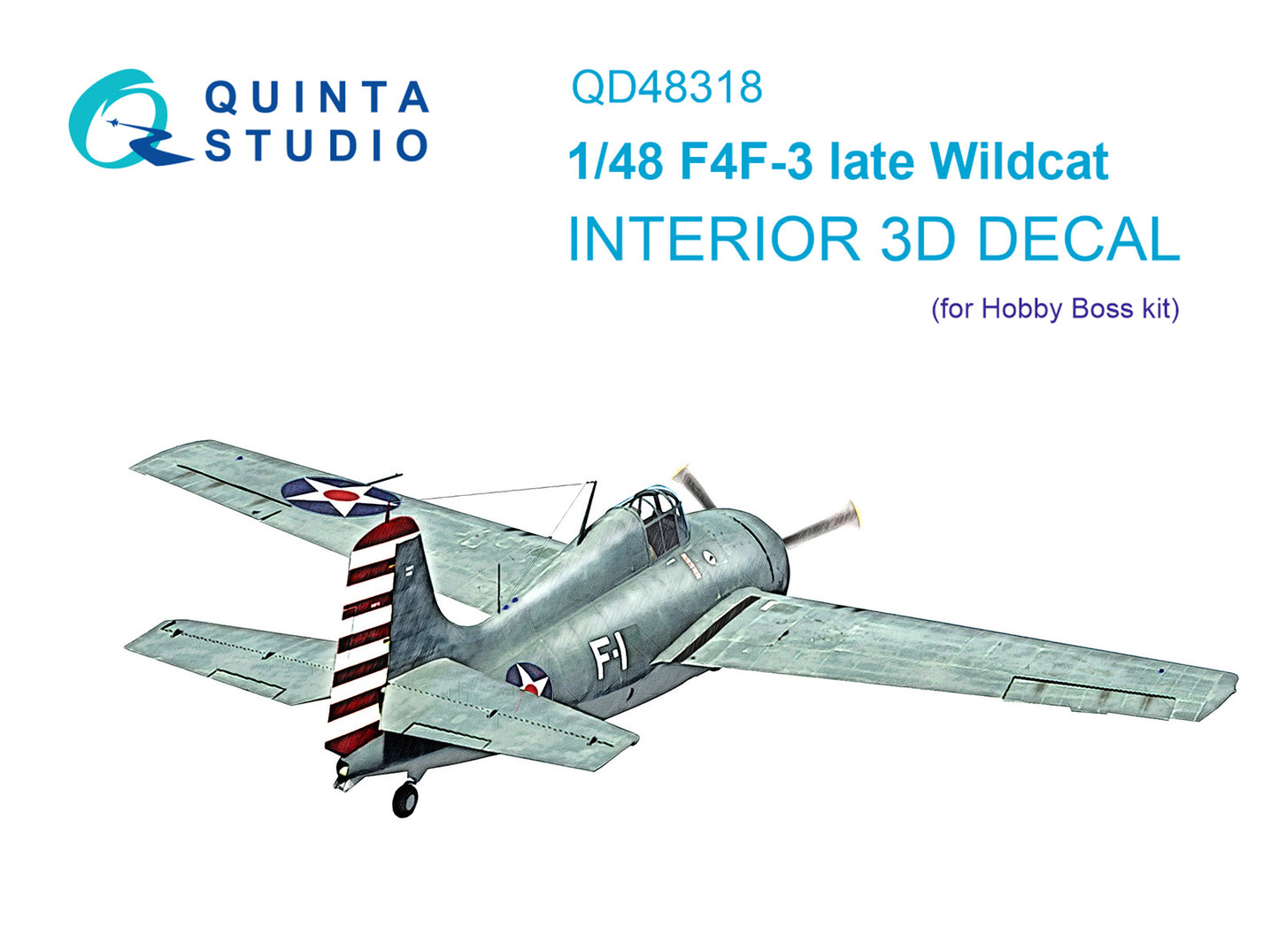 Quinta Studio QD48318 1:48 F4F-3 Wildcat Late 3D Interior Decal