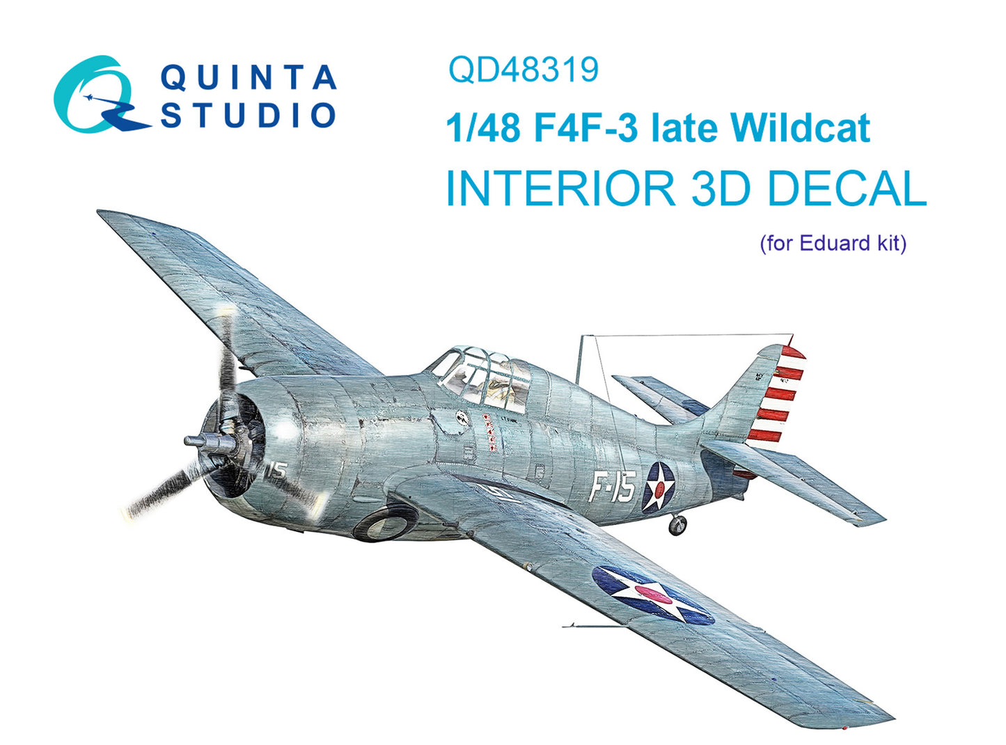 Quinta Studio QD48319 1:48 F4F-3 Wildcat Late 3D Interior Decal