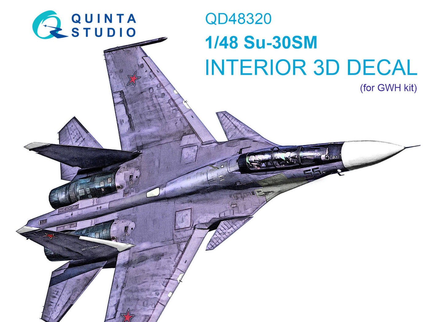 Quinta Studio QD48320 1:48 Sukhoi Su-30SM 3D-Printed Interior Decals