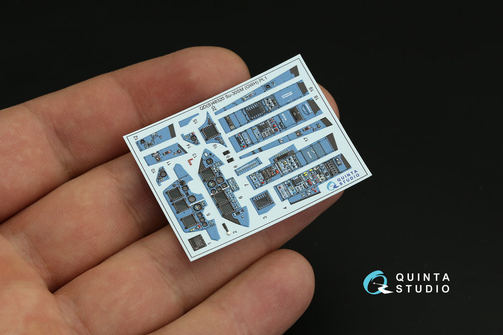 Quinta Studio QD48320 1:48 Sukhoi Su-30SM 3D-Printed Interior Decals