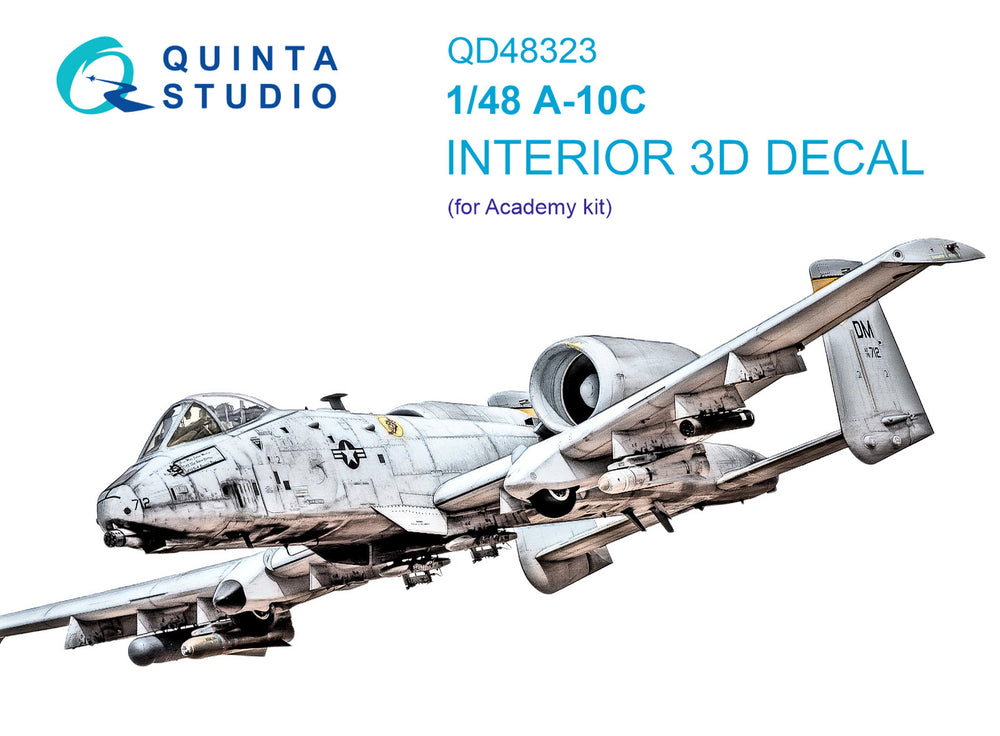 Quinta Studio QD48323 1:48 A-10C Thunderbolt II 3D Interior Decal