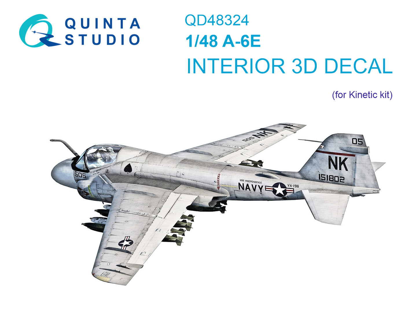 Quinta Studio QD48324 1:48 Grumman A-6E 3D-Printed Interior Decals