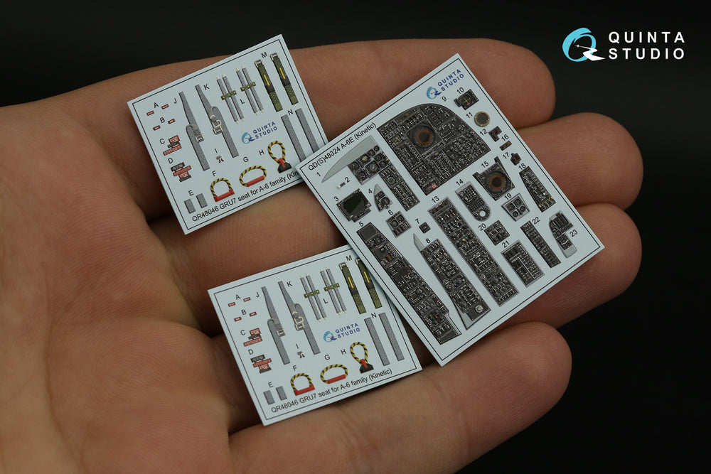 Quinta Studio QD48324 1:48 Grumman A-6E 3D-Printed Interior Decals