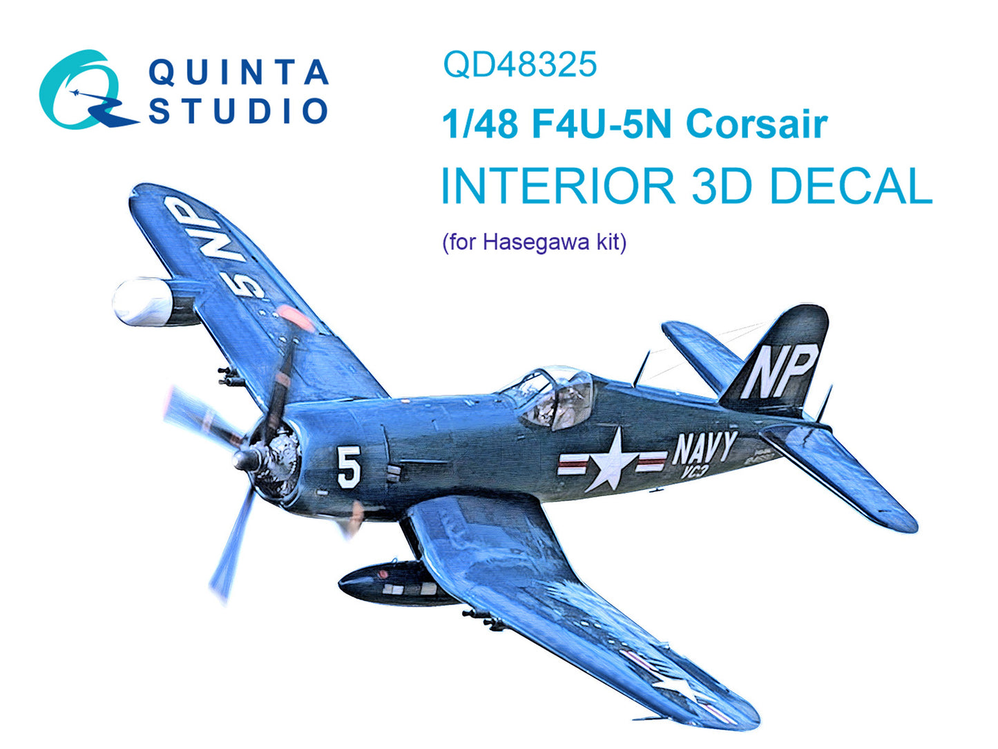 Quinta Studio QD48325 1:48 F4U-5N Corsair 3D Interior Decal