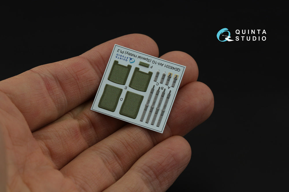 Quinta Studio QD48331 1:48 Bell AH-1G 3D-Printed Interior Decals