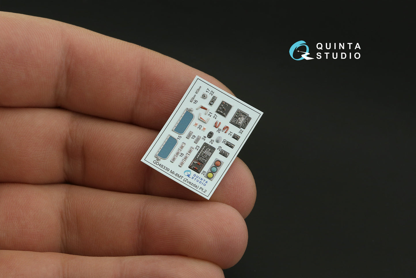 Quinta Studio QD48339 1:48 Mil Mi-8MT 3D-Printed Interior Decals
