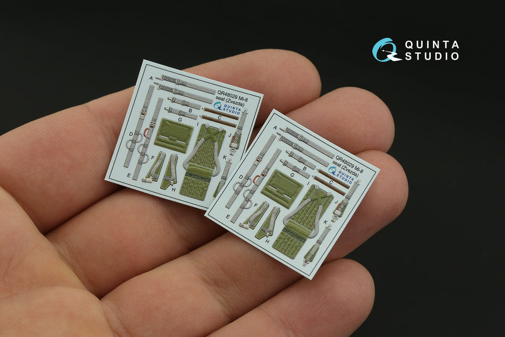 Quinta Studio QD48339 1:48 Mil Mi-8MT 3D-Printed Interior Decals